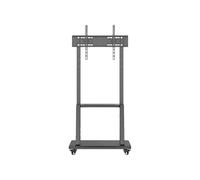 Support Mobile de télévision intégré Verticale sans Montage au Sol pour téléviseur à Roue(1700A No Upper 60kg)