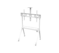Support Mobile de télévision intégré Verticale sans Montage au Sol pour téléviseur à Roue(R12 Metal Wheel 150kg)