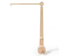 Support mobile en bois naturel robuste pour bébé - Limite de poids de 2,3 kg - Installation manuelle pour berceaux et décoration de chambre d'enfant