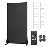 Support mobile en métal de pegboard avec roues, 20 crochets, support d'affichage roulant robuste pour les magasins de détail, foires artisanales, stockage d'outils et organisation de boutique, blanc n