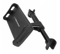 Support Mobile - Esperanza - Appui-Tête de Voiture - Réglable - Plastique - Blanc