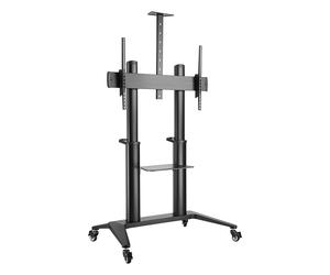 Support mobile Hagor BrackIT Stand HD XXL réglable en hauteur manuellement - 62"-120" (inclinable de -5 à +10°)