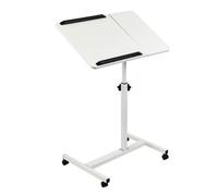 Support mobile - MACLEAN - MC-121 W - Hauteur réglable 59-89 cm - Capacité 30 kg - Roulettes et inclinaison