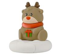 Support mobile Père Noël et bonhomme de neige pour fêtes de Noël avec angles réglables pour plus de commodité
