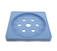 Support Mobile pour Bouteille de Gaz Propane 10,5 Pouces, Base | Plastique, Roulettes Multidirectionnelles, Charge 100kg, pour Barbecue et Camping, Stabilité Renforcée