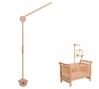 Support Mobile pour Lit Bébé Bear Design Réglable, Clochettes et Jouets Suspendus pour Table à Langer VITDIPY
