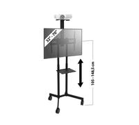 Support mobile pour téléviseur 32-70" VESA avec 2 tablettes AV - General Office