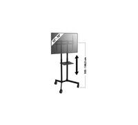 General Office Support mobile pour téléviseur 32-70" VESA avec tablette AV