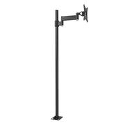 Support mobile pour TV avec roulettes - Support universel à roulettes pour téléviseurs - Hauteur réglable - Idéal pour la maison, le bureau et les événements - Support polyvalent pour micro projection