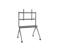 Support mobile pour TV XL 50" - 86" - EWENT - EW1542 - Plateforme pour équipement - Gestion de câbles
