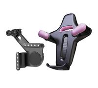 Support Mobile pour Véhicule - 7,44 X 4,45 X 2,60 Pouces Poignée Automatique Antidérapante pour Smartphone, Pendentif Sécurisé en PVC en Métal Lourd | Dispositif de Pince de Tableau de