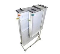 Support mobile réglable pour dessins d'ingénierie avec 6 clips - Support à dessin A1 pour architectes et designers, utilisation polyvalente pour la maison ou le bureau