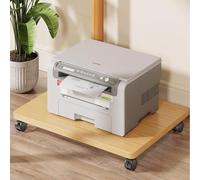 Support mobile robuste pour imprimante avec 4 roulettes - Étagère roulante de 60 x 35 cm pour imprimantes, photocopieurs, scanners et télécopieurs - Solution de rangement et d'organisation d