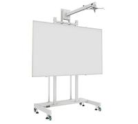 Support Mobile : Support réglable pour Tableau Blanc et projecteur, matériau résistant, Facile à déplacer, idéal pour Les présentations et Les salles de Classe.