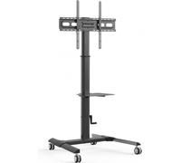 Support mobile Techly 32"-70", 40kg réglable avec étagère