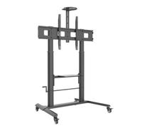 Support mobile Techly pour tableau blanc interactif 52"-110", 120kg avec étagère