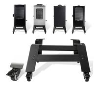 Support mobile universel pour fumoir électrique numérique Masterbuilt de 76,2 cm et 101,6 cm, kit d'extension de jambe avec roues compatible avec fumoir électrique vertical Masterbuilt de 76,2 cm et