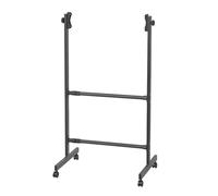 Support Mobile Universel, Support Métallique Réglable avec roulettes pour Tableaux Blancs, Tableaux Noirs, Tableaux Effaçables À Sec Et Tableaux D'affichage(Black)