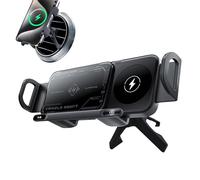 Support mobile voiture navigation antidérapant pliable dans la ventilation | Support rotatif à 360 degrés avec chargeur de voiture compatible avec tablette et voyage