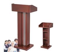 Support moderne en métal avec Sto - Inclinaison réglable pour église, salle de classe, conférence et présentations - et design professionnel pour parler en public