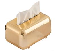 Support moderne plaqué or 18 x 12 cm | Finition dorée galvanisée, matériau en plastique ABS, base antidérapante, taille 18 x 12 x 11 cm, s'adapte aux boîtes