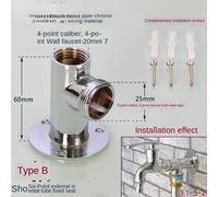 Support modifié monté en surface,accessoires de connecteur,montage en surface,cuivre dissimulé,montage en surface variable,1 po,2 po,3 po,4 po - Type B