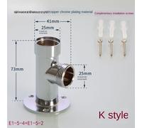 Support modifié monté en surface,accessoires de connecteur,montage en surface,cuivre dissimulé,montage en surface variable,1 po,2 po,3 po,4 po - Type K