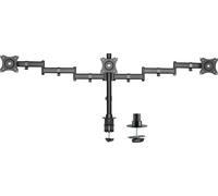 Support moniteur 3 écrans - bras moniteur - écrans jusqu'à 27 pouces - orientable inclinable orienta