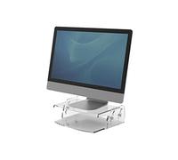 Fellowes Support moniteur Clarity 9731101 – Réglable en hauteur, acrylique transparent