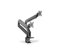 Support Moniteur - DIGITUS - Double Vérin à Gaz - 2 x 35'' - 2 x 15 kg max - Noir