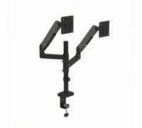 Support Moniteur Double Bras Rotatif, Noir, Nouveau Modèle Amélioré À Double Bras Peut Être Suspendu À L Envers