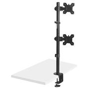 Support de bureau double vertical VESA 75x75 et 100x100 13-27" 9kg