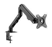 Support de moniteur à 1 compartiment avec ressort à gaz 17-37 Support de table Bras de moniteur pivotant pivotant inclinable pivotant VESA 75x75