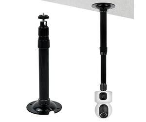 Support Montage Extensible Caméra Sécurité CCTV, Support Camera d'angle Surveillance Exterieur, Télescopique Réglable de 20 à 40cm, Montage Mural et Montage au Plafond, pour Cameras VidéOsurveillance