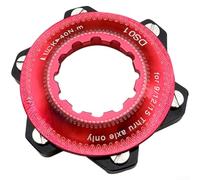 Support Montage Frein pour vtt Route Axe 9-12mm Support Montage | Conversion , centre lock pour vers 6 boulons, compatible pour vtt route, installation sÃ©curisÃ©e(DS01A-Red)