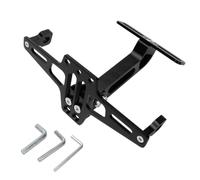 Support Montage Plaque Moto, Modification Moteur | Support Plaque d'immatriculation Moto Support Universel Alliage D'aluminium Pour Permis Arrière Moto, 1 Pièce