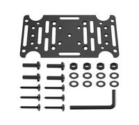 Support Montage pour Boîte Aux Lettres, Plaque D'Adaptation Montage Universelle pour Poteaux en Bois ou Creux 4 X 4, Compatible avec Plupart Boîtes