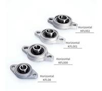 Support monté sur bloc d'oreiller en alliage de Zinc, diamètre 8mm à 35mm, roulement à billes, KP08 KFL08 KP000 KFL000 KP001 KFL001 Kp002, 1 pièce(KP000 10mm)