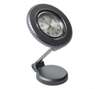 Support monté sur voiture, 1 lot en alliage d'aluminium, base pliable rotative à 360°, lumineux pour cadran, prise en main stable pour les appels GPS, convient pour voitures, camions (argent)