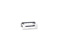 Support Mosaic 6 modules pour goulotte DLP monobloc avec couvercle 65mm