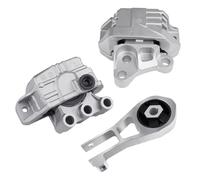 Support Moteur Avant (3 pièces) pour Jeep Compass 2.4L (2017-2020). Compatible avec Les références 68258599AA, 68363755AA et 68363756AA.