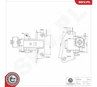ESEN SKV 75SKV532 Support moteur