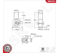 ESEN SKV 75SKV533 Support moteur pour TOYOTA
