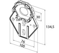 Support moteur Elero universel RevoLine M - 23 004.0001