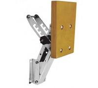 Support moteur Hors-Bord Inox Cape Horn escamotable et inclinable bois 20CV