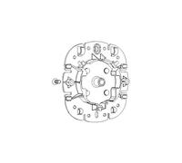 Support moteur volet roulant Deprat Tempo Meca avec pion