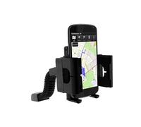 Support Moto/Scooter Smartphone Fixation rétroviseur Maintien Stable Noir