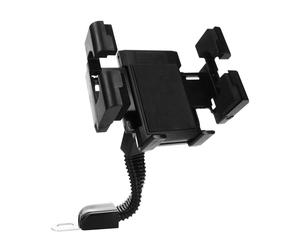 Support Moto/Scooter Smartphone Fixation rétroviseur Maintien Stable Noir