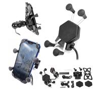 SUPPORT MOTO TYPE RAM "L" AVEC CHARGEUR USB POUR TÉLÉPHONE MONTÉ SUR G