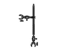 Support moto/vélo PULUZ avec perche selfie télescopique 35-150 cm - compatible Insta360 X4 et caméras sport